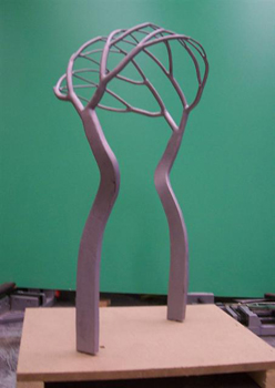growth arc maquette